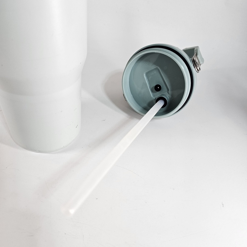 Stanley MIST The IceFlow Flip Straw Tumbler 30oz Light Blue Insulated Cup Handle - Picture 8 of 10